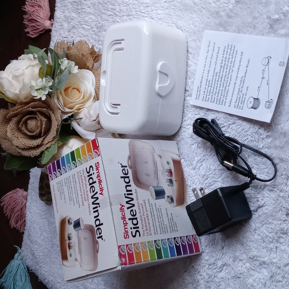 Simplicity Side Winder bobbin winder plug in